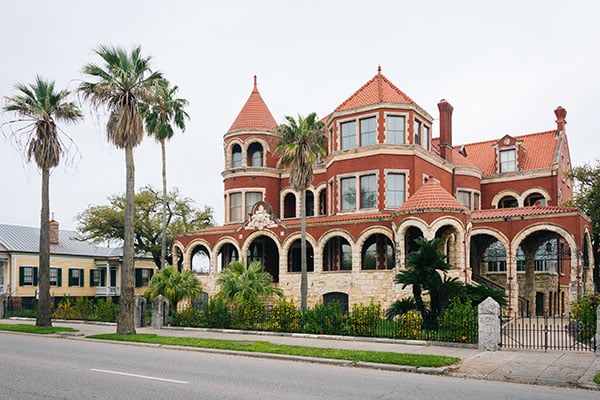 The Moody Mansion, in Galveston, Texas